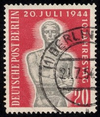 1954 Germany Berlin Michel 119 Scott 9N107 used