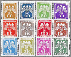 Germany 3rd Reich 1943 Bohemia Moravia Official Set MNH **