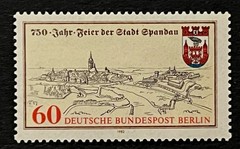 Travelstamps: 1982 Berlin Germany Stamp Scott #9N472 – Spandau 750th MNH OG