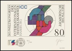 ART-EDITION 1990 GERMANY 1471 HAMBURG HANDELSKAMMER – Ltd. 1.000!!