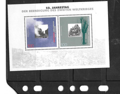 GERMANY GERMAN SC#1897 1995 END OF WWII SOUVENIR SHEET XF COMMEMORATIVE STAMPS