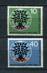Germany – BRD : Scott 807 & 808 – set from 1960 – mint NH