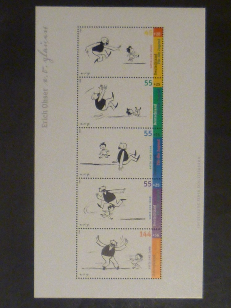 West Germany Mi.No. Block 63 **, MNH, MNH Father and Son Stories