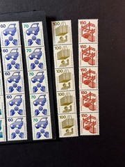 Germany # 1074 – 1085 MNH Coil Strips 5 2026 Scott Catalogue Value $ 66.75