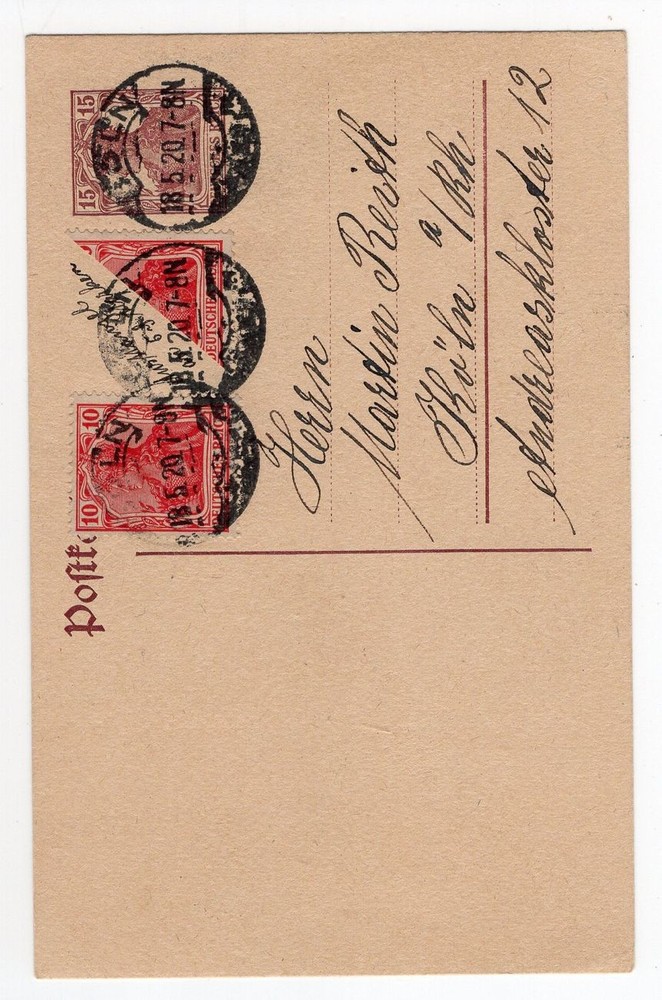 DR-Germania 86H As Requirement Used Portogerechte Halving On BELEG (EA2980)