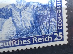 Nazi Germany 1933 Wagner Lohengrin Stamp 25 Pfg 506A MH pre-WW2 Third Reich