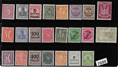 #7699 Unused stamp set / GERMANY / Nice mix before 1930 / Germania Weimar
