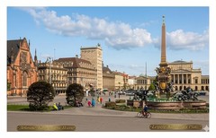 MARKKLEEBERG 1948 Postcard SBZ Allied Numeral Cancel Leipzig Karl Marx Platz