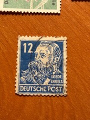 GERMANY, 1950-1960s. 7 – Flora, Friedr. Engels, space program, Heuss Bundespost