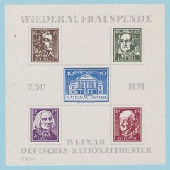 GERMANY -THURINGIN 16N9 SOUVENIR SHEET MINT NO GUM – VERY FINE! – L852