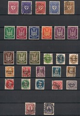Germany Stamps 1919-1920 Collection Of 69 Stamps Used/Mint Hinged