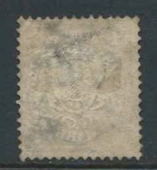 BAVARIA 1875 SG66a 1m Dark Violet Off Centre Good Used Shallow Thins Cat £225