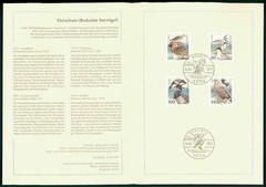 GERMANY FOLDER 1991/27 TIERSCHUTZ SEE-VÖGEL ADLER