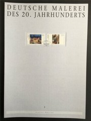 GERMAN POST ART-EDITION 1995/03 1774/1776 KUNST MALEREI GEMÄLDE ART