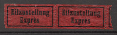 Germany Early 1900s Postal Express Labels Pair MNH / Pelure – S60432