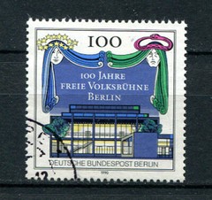 Germany – Berlin : People’s Free Theater stamp from 1990 – used