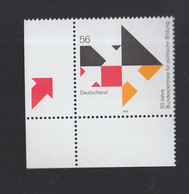 Germany 2002 MNH – 50 years of the Central Office for Political Education