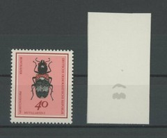 GERMANY GDR DDR PH INSECTS 1968 PHASENDRUCK BEETLE PROOF IMPERF RARE!! /m1853