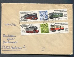 Germany – DDR : Better cover from 1984 – Se-Tenants – used
