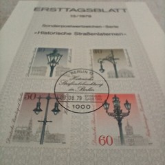 Vintage 1977 Ersttagsblatt Germany First Day Issue Stamp Sheets Set of 15 Bonn