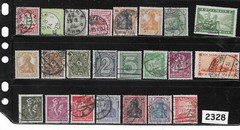 Stamp collection All different 1880-1930 Germania Weimar Germany Empire #2328