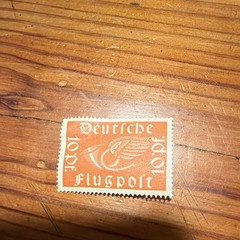 Germany Deutsche Flugpost 10 Pf Orange Air Mail Stamp MNH Uncertified