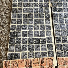 RESELLER GERMANY 20pf, 30pf DIENSTMARKE USED STAMPS HOARDER LOT WORLD WAR I