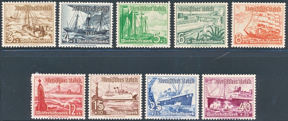 Germany S/C#s, B107-B115, (1937) Complete Set MH (see scan)