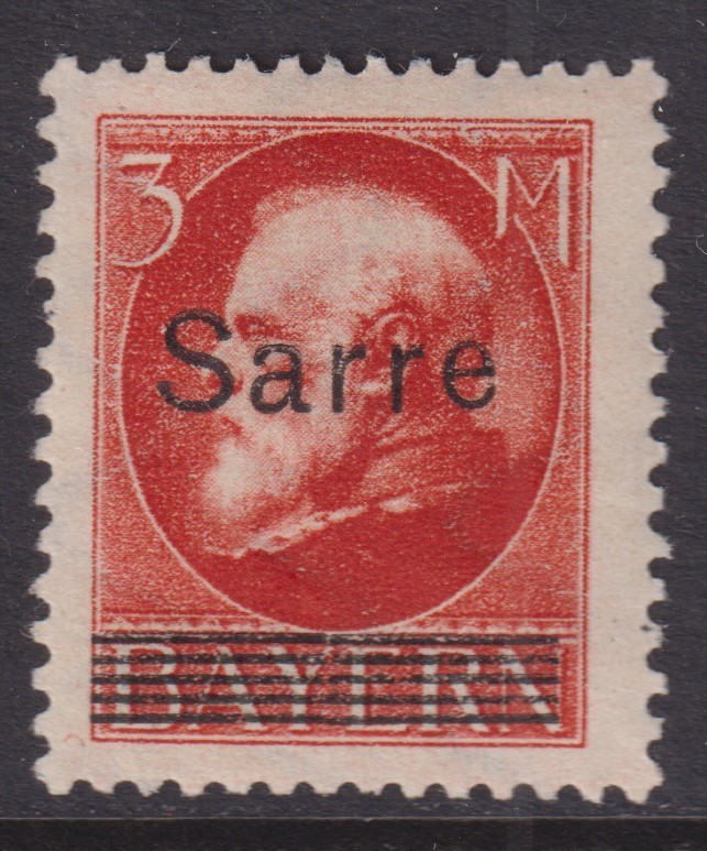 Saar 1920 MI 29 signed Brun MLH VF / CAT VALUE $180