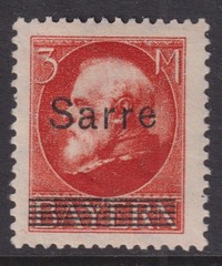 Saar 1920 MI 29 signed Brun MLH VF / CAT VALUE $180