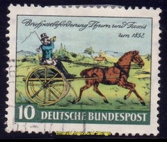 EBS Germany BRD 1952 – Stamp Day – Tag der Briefmarke – Michel 160 – Used – (u4