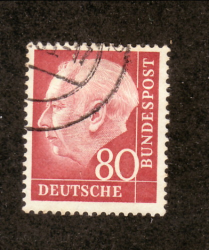 1954 West Germany #717 Used President Theodor Heuss