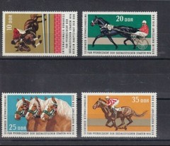 DDR MNH ** 1969-72 SC 1570-3 Horses
