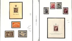 Croatia Stamp Collection in Scott Specialty Album, World War 2, 60 Pages
