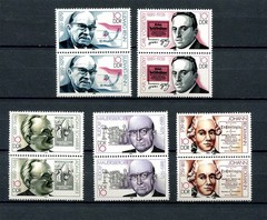 Germany – DDR : Famous men pairs set from 1989 – mint NH