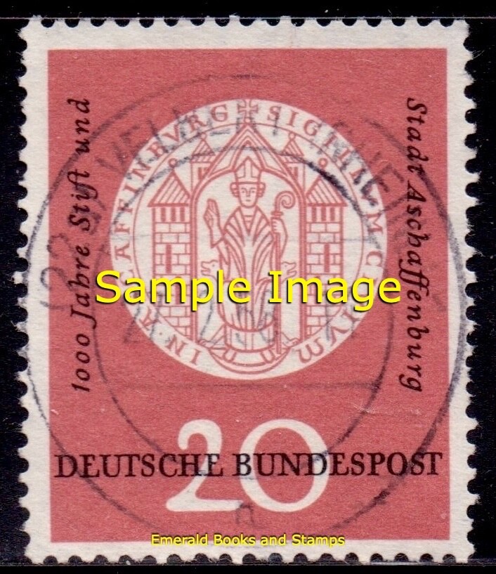 EBS Germany BRD 1957 – 1000th Anniversary Aschaffenburg – Michel 255 – Used