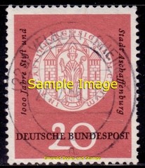 EBS Germany BRD 1957 – 1000th Anniversary Aschaffenburg – Michel 255 – Used