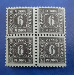 Germany Stamps Allied Occupation 4x 6 Pfennig 1945 Block SBZ Mi. Nr. 8 (19759)