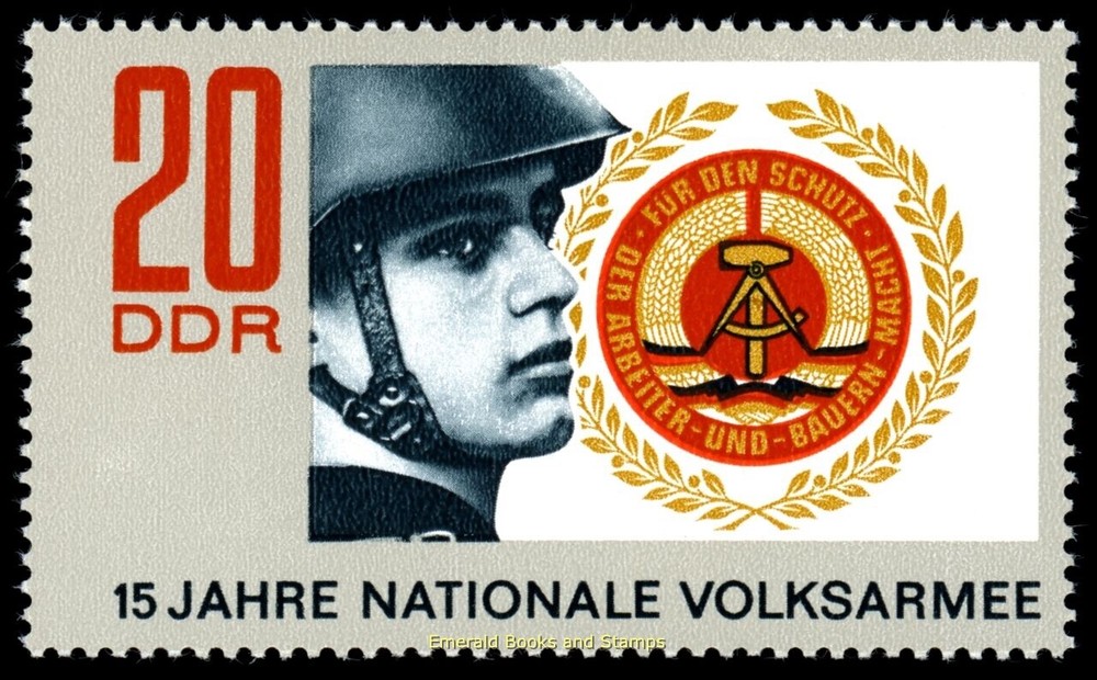 EBS East Germany DDR 1971 – National People’s Army – NVA – Michel 1652 – MNH**