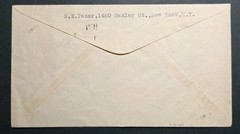 1930 S.S. Bremen Catapult Flight Katapultflug England Seapost Germany Cover