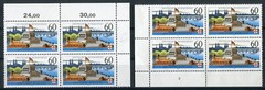 Bundle No. 1583 x+y Corner Block Plate Mint Never Hinged VB Fluorescent