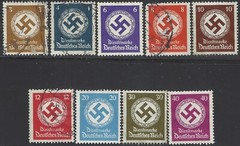 Germany Scott #O92-O93,O95-O102 Used & Mint 1934 Set of Official Stamps CV 32.00