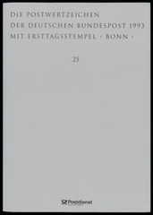 GERMANY FOLDER 1993/25 WAPPEN BLAZON MECKLENBURG-VORPOMMERN
