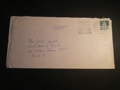 December 7 1970 OBERAMMERGAU Passion Play Machine Cancel on cover to TEXAS, USA