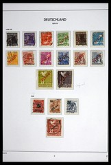 BERLIN Germany 1948-1990 Used Key Items Overprints Signed Stamp Collection