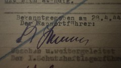 April 15, 1944 Gross- Rosen Write Up Archival Framed