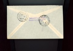 germany to tanganika territory airmail 1935 scott 427 L c 2