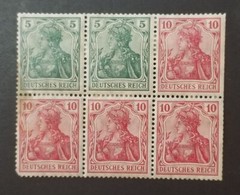 GERMANY 1913 RARE BOOKLET PANE – SG84F – Intact MINT OG MH T80