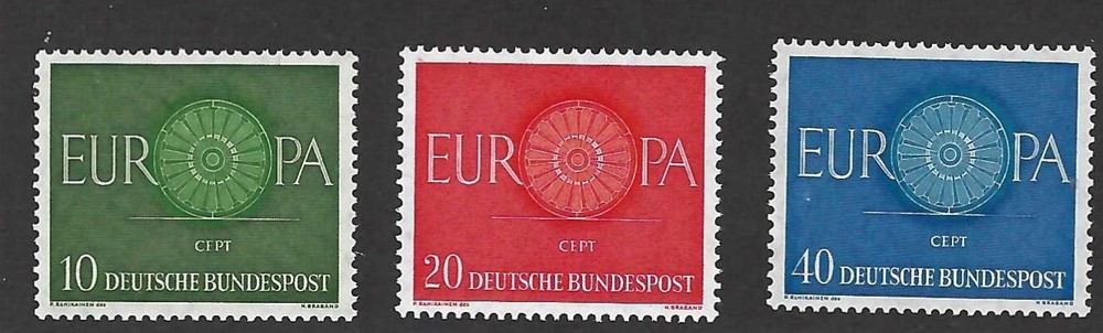 Germany 1960 EUROPA ISSUE SC 818-20 MNH
