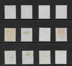 GERMANY SCOTT 351 – 362 USED SET – 1926/1927 FAMOUS GERMANS ISSUE